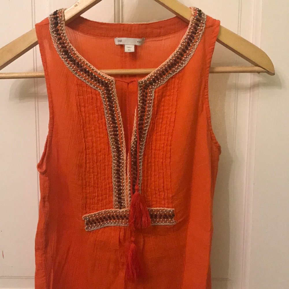 GAP Embellished Chiffon Top